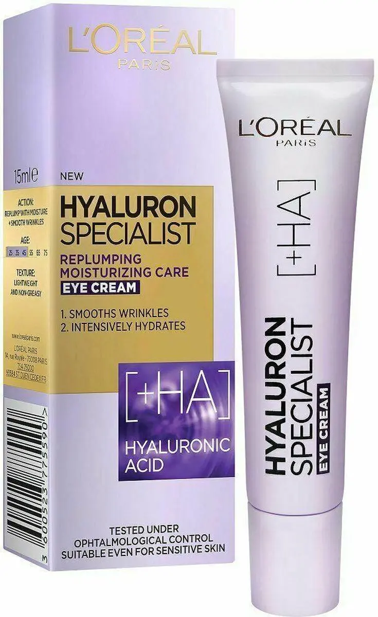 L'Oréal Paris Hyaluron Specialist Oogcrème 15ml - afbeelding 4 van 4
