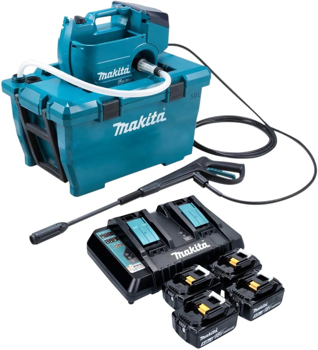 Makita DHW 080 PT4K Hogedrukreiniger 36V