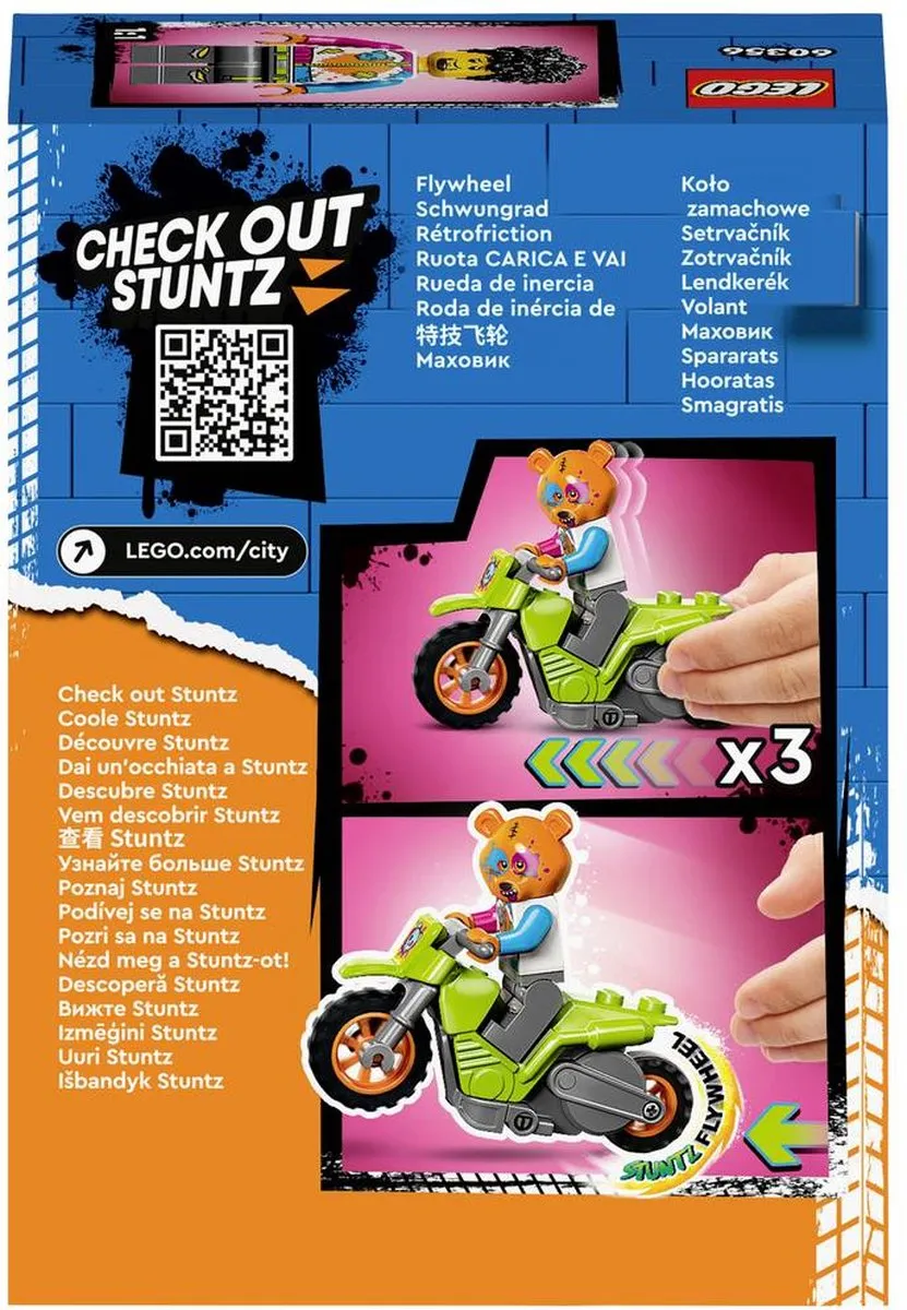 LEGO City Stuntz Beer Stuntmotor 60356 - afbeelding 6 van 6