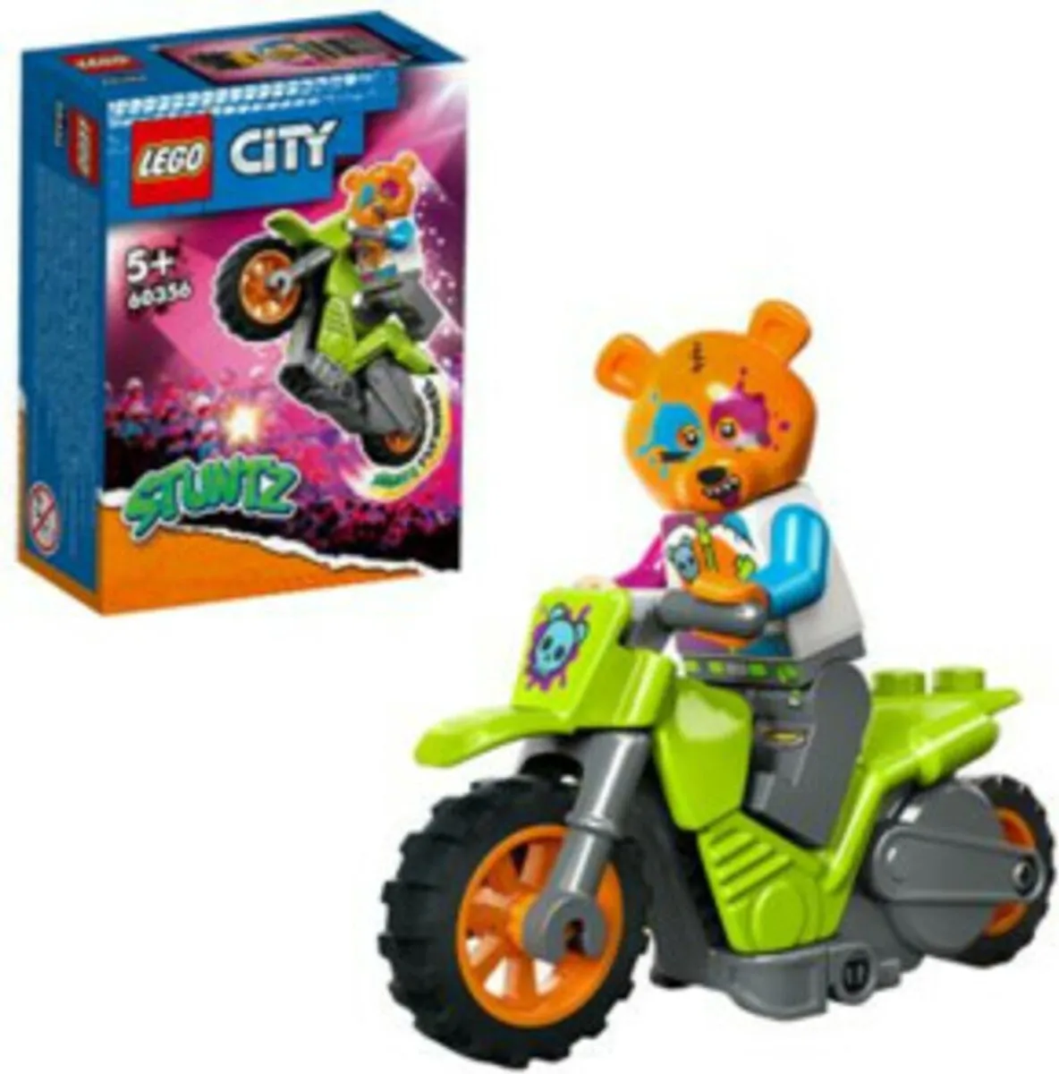 LEGO City Stuntz Beer Stuntmotor 60356 - afbeelding 5 van 6