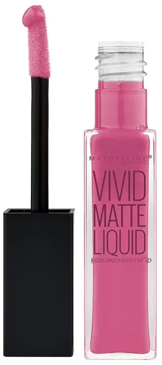 Maybelline Color Sensational Vivid Matte Lipgloss 12 Twisted Tulip - 10ml