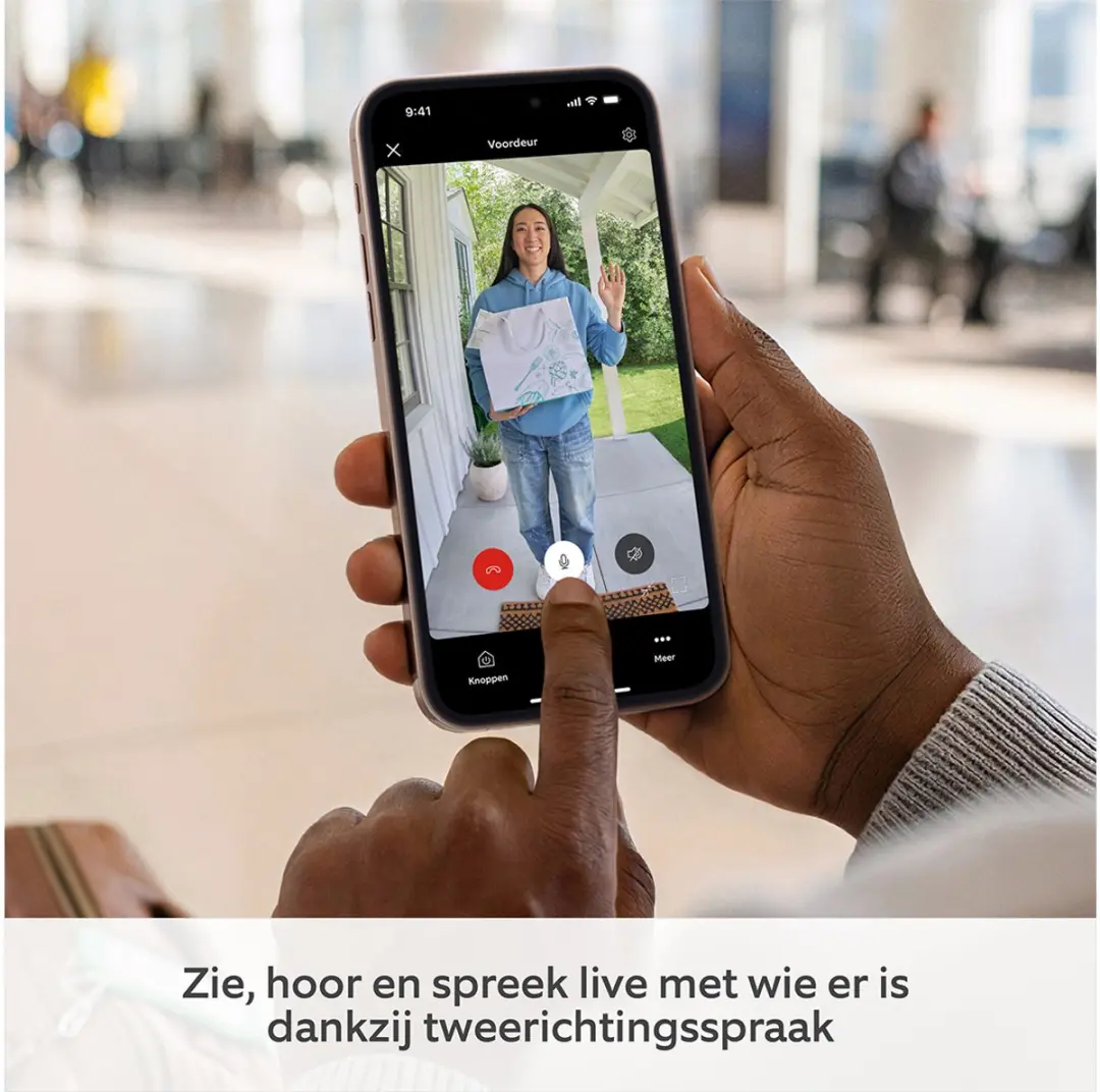 Ring Videodeurbel 2e Gen - Speckled Grey - met Chime