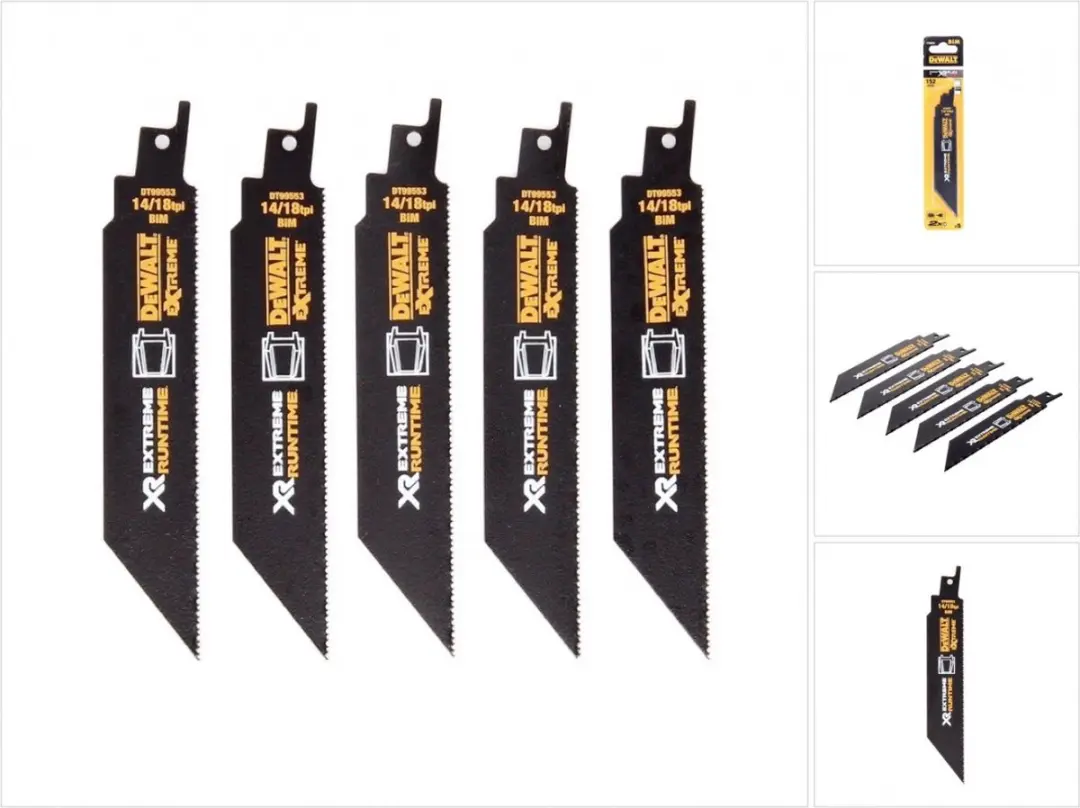 DeWalt DT99553 Reciprozaagblad - Hout/Staal/Non-ferro Metaal