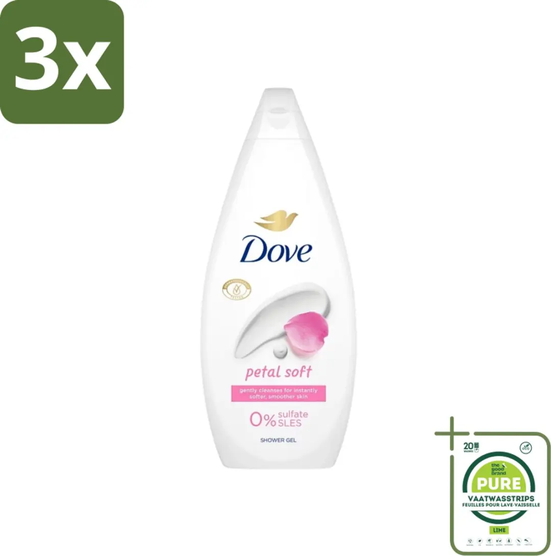 Dove Petal Soft Douchegel 750ml