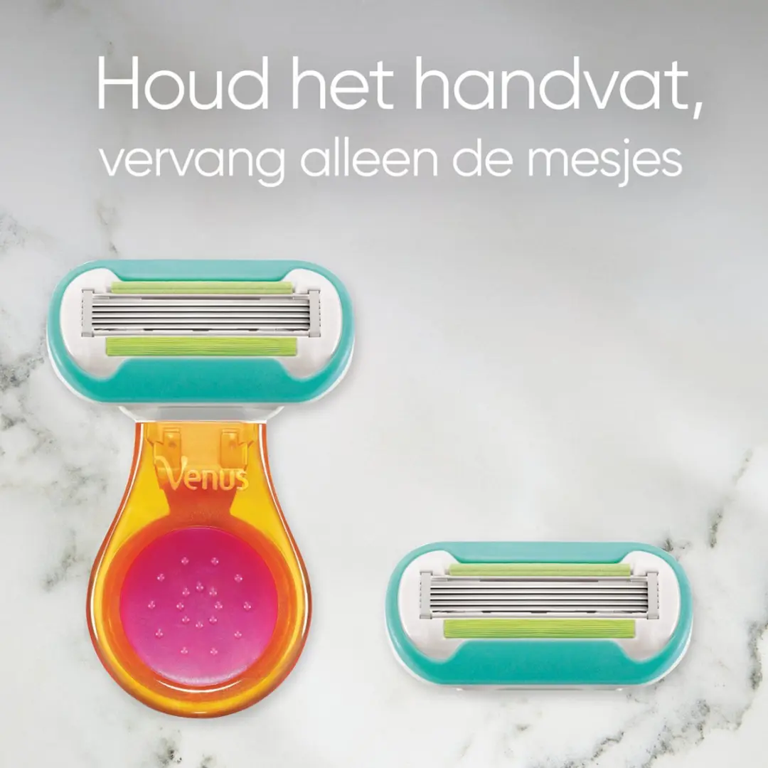 Gillette Venus Snap Smooth Extra Roze - 5 Bladen
