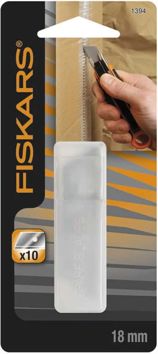 Fiskars 1004616 Trapeziummessen Set 10 Stuks 18mm - Zilver