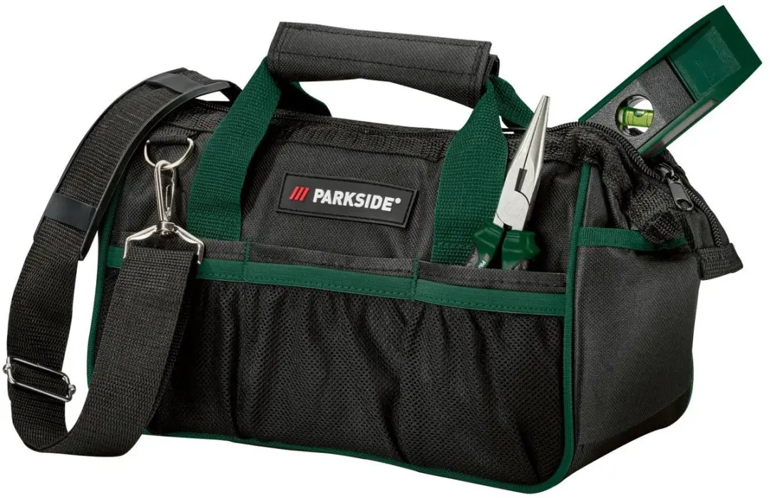 PARKSIDE Gereedschapsset 23-delig - Groene zwarte bewaartas