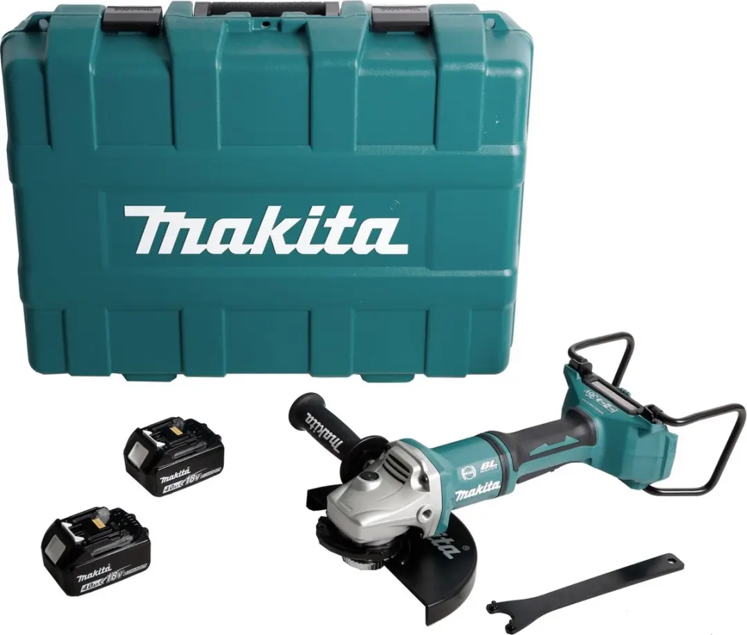 Makita DGA900MKX2 Haakse Slijper 36V - 230mm - 2x 4,0Ah Accu