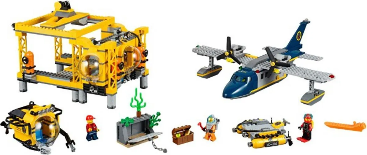 LEGO City Diepzee Station 60096 - 907 Stukken - afbeelding 2 van 3