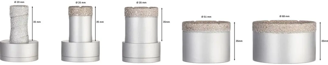 Bosch Professional X-LOCK Diamantboorset 20-68mm - Steen