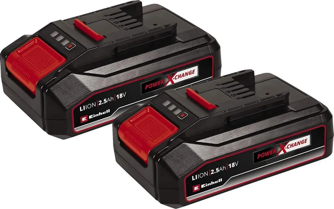 Einhell Twinpack 2x 2.5Ah Power X-Change Accu 18V