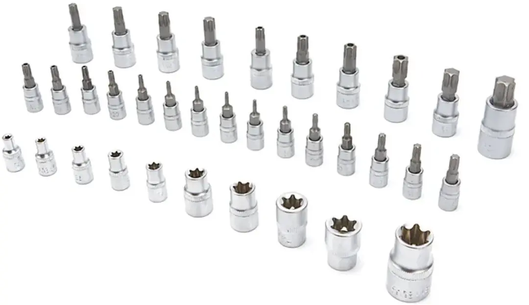 HBM H134562 Torx Doppenset 35-delig - Rood