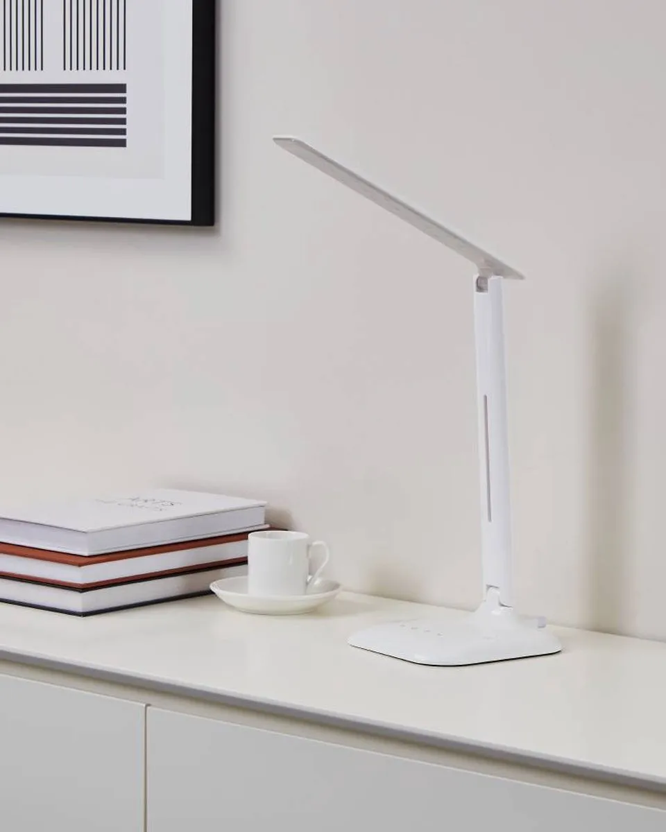 Eglo Caupo LED Bureaulamp - Wit - 3545K