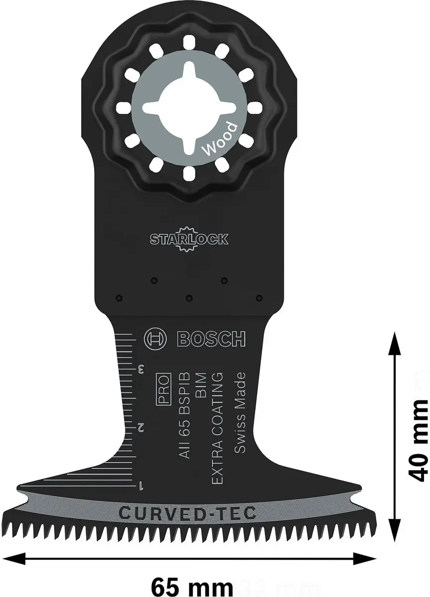 Bosch Professional AII 65 BSPIB Zaagblad Starlock - Hout