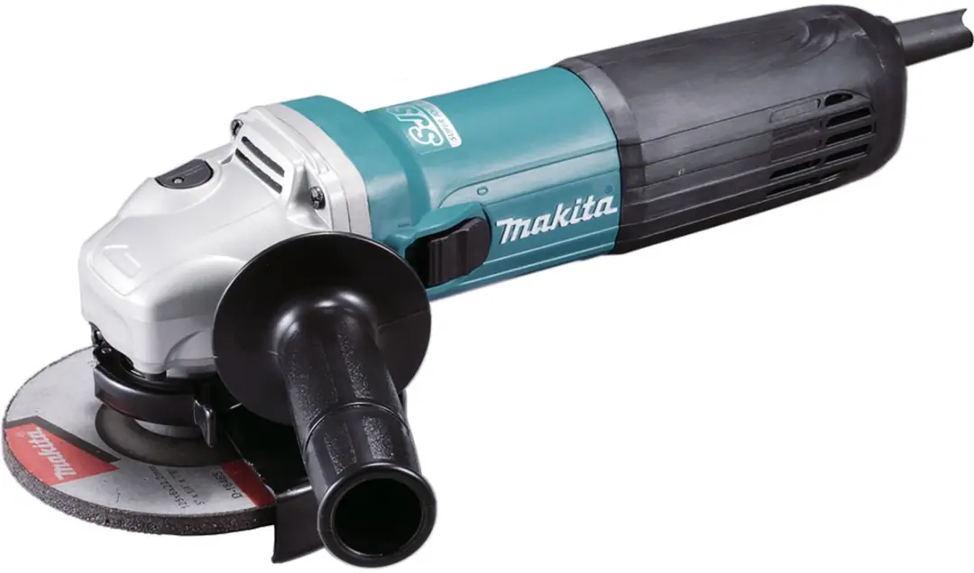 Makita GA5040RJ Haakse Slijper 125mm - 1100W - Metaal - M-box + 2 Diamantschijven