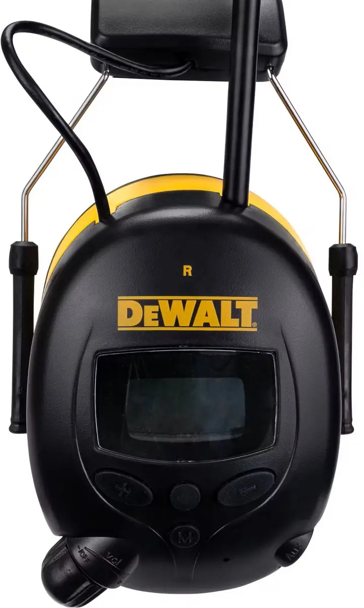 DeWalt DPG658-EU Gehoorbeschermer - FM/DAB+/AUX - Elektronisch Display