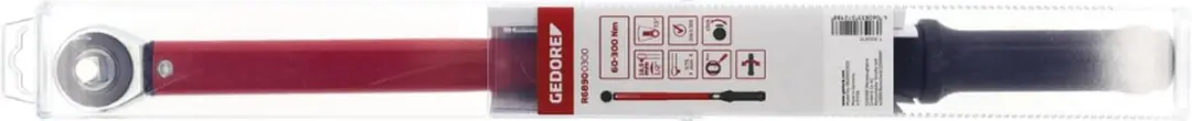 Gedore RED R68900300 Momentsleutel 60-300Nm - 1/2"