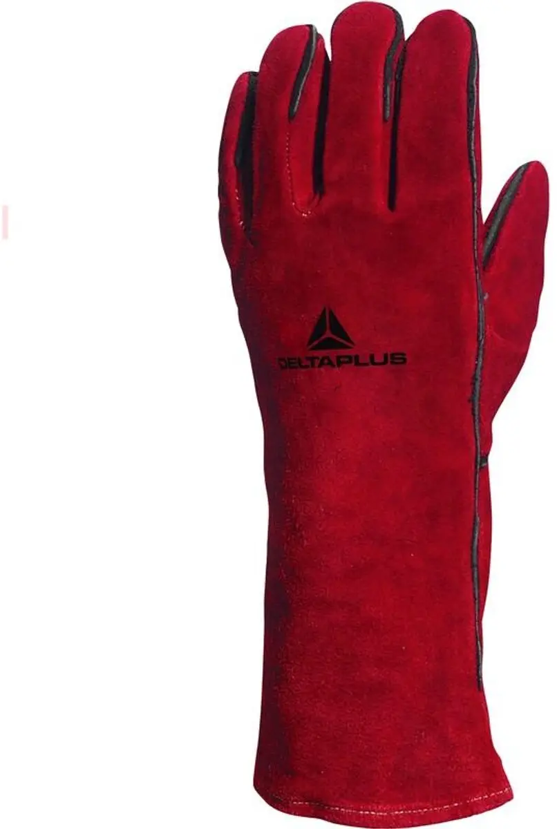 HBM Delta Plus Lashandschoen - Rood Maat 10