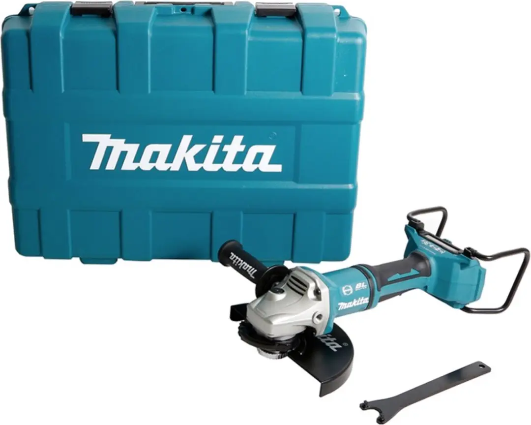 Makita DGA900ZKX2 Haakse Slijper - 230mm - 2x 18V Li-ion - Koolborstelloos