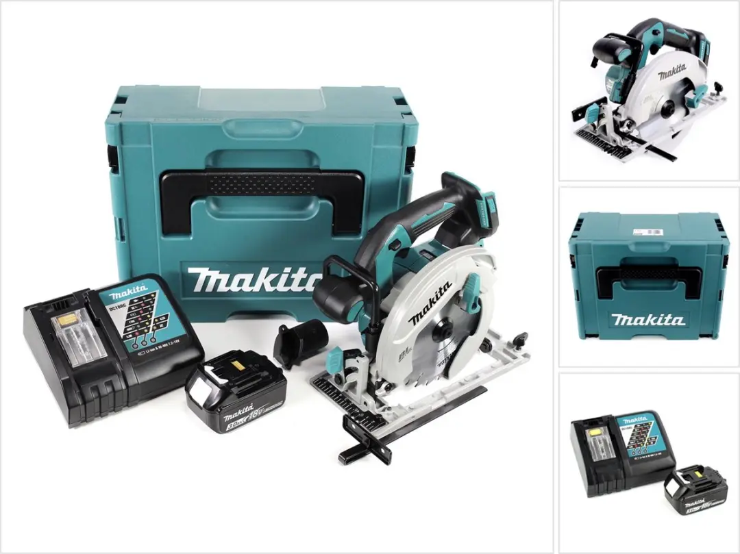 Makita DHS680RF1J Accu-cirkelzaag 18V 165mm