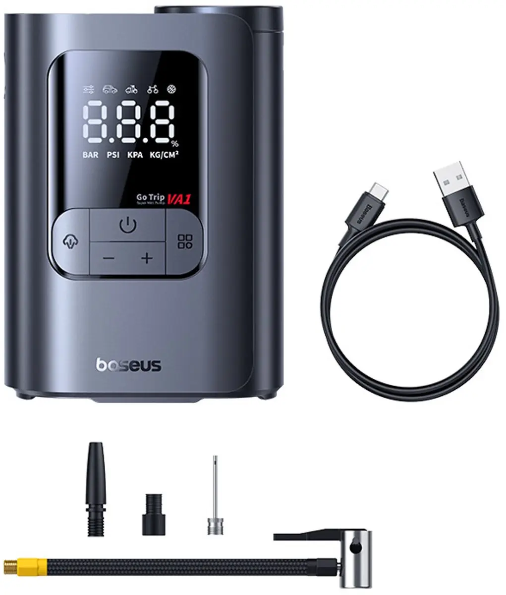 Baseus Gotrip VA1 Draadloze Compressor - Universeel - Zwart - afbeelding 6 van 6
