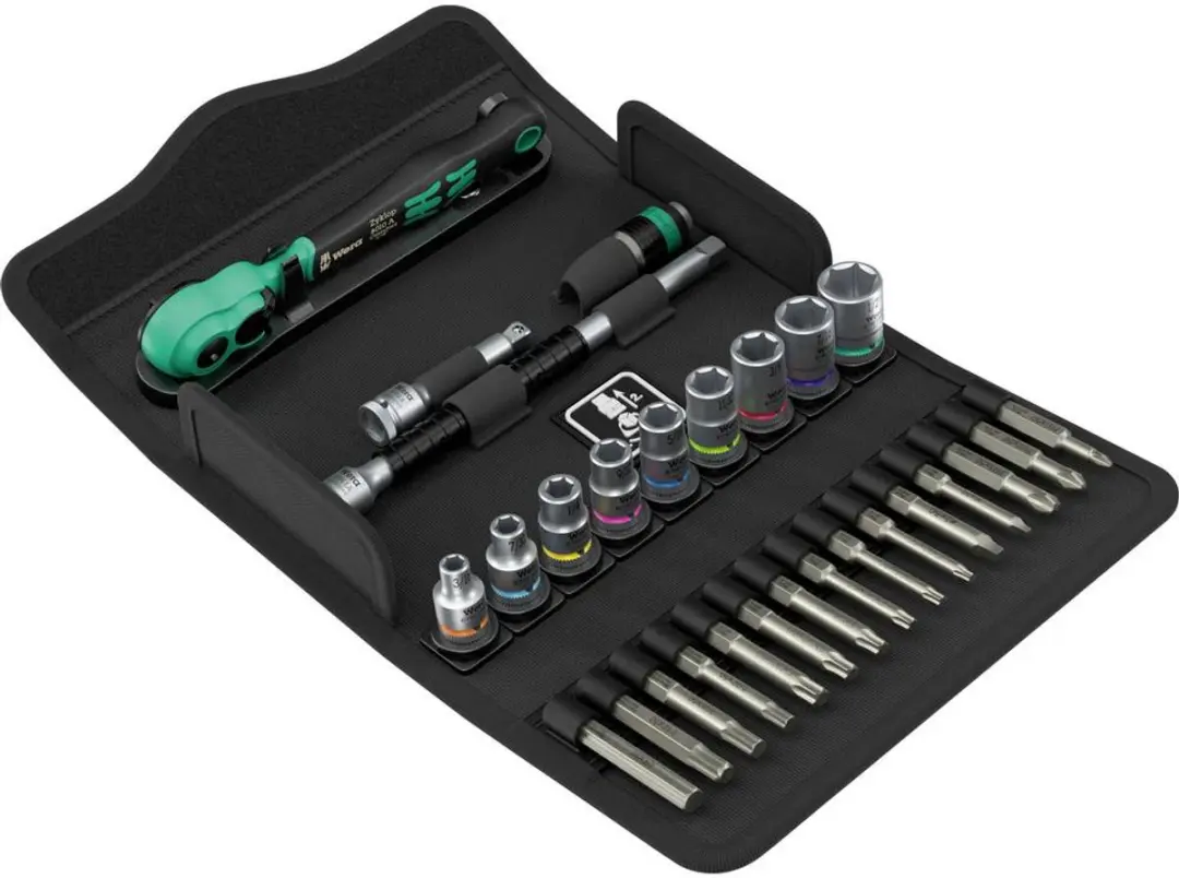 Wera 8100 SA 15 Zyklop Ratelset 1/4"