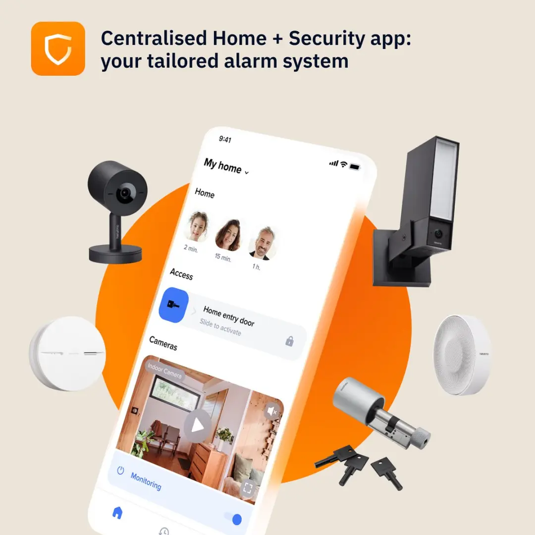 Netatmo Beveiligingscamera Original NOC-2-B - 2K+ HDR - Zwart