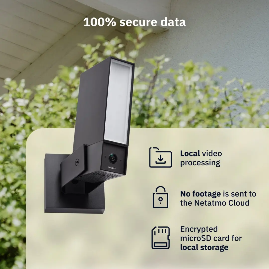 Netatmo Beveiligingscamera Original NOC-2-B - 2K+ HDR - Zwart