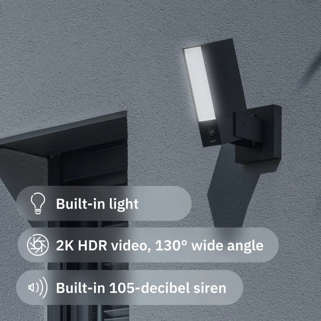 Netatmo Beveiligingscamera Original NOC-2-B - 2K+ HDR - Zwart - afbeelding 6 van 6
