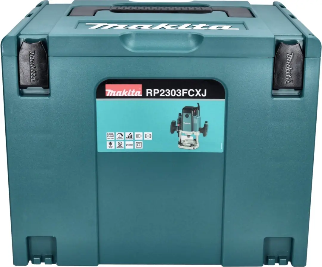 Makita RP2303FCXJ Accuboormachine - 2100W - Black/Turquoise