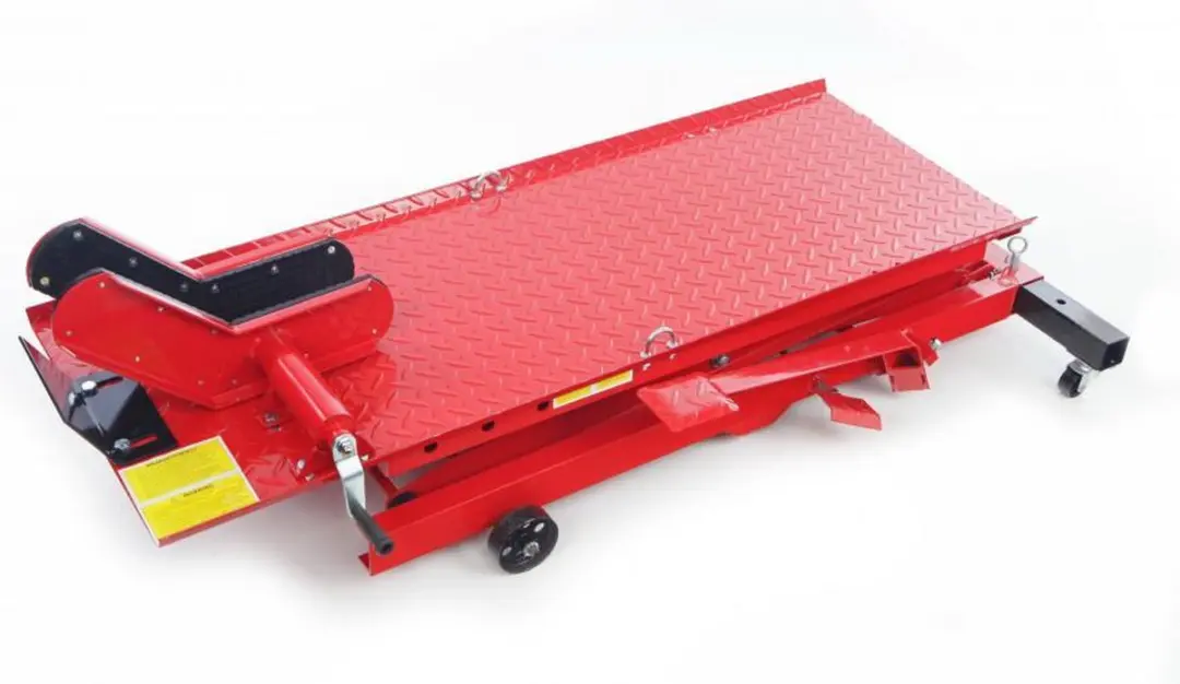 HBM 360 kg Motorheftafel - Rood - afbeelding 2 van 5