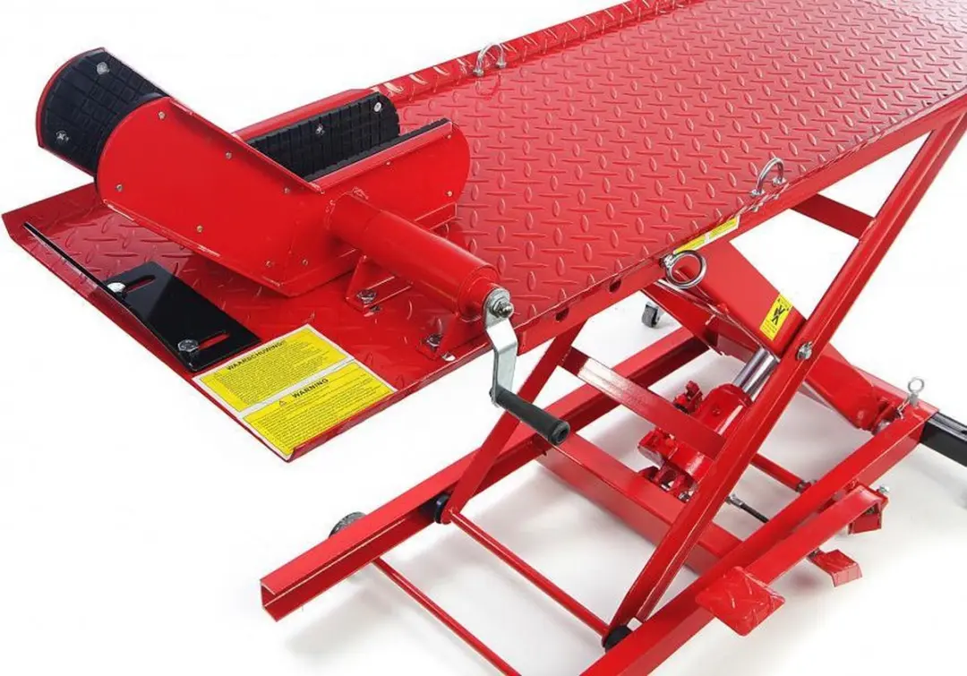 HBM 360 kg Motorheftafel - Rood - afbeelding 4 van 5