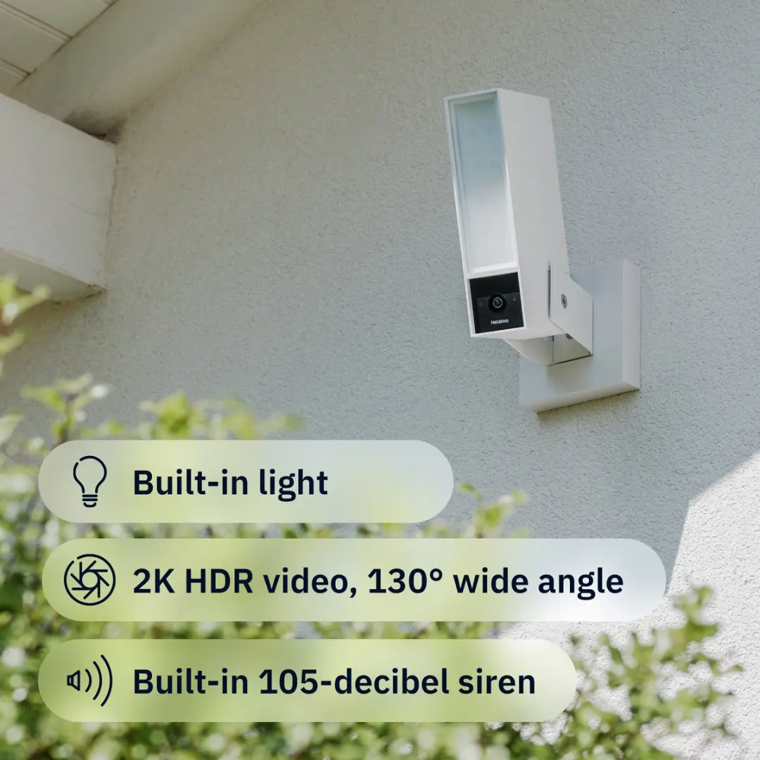 Netatmo Beveiligingscamera Original NOC-2-B - Wit