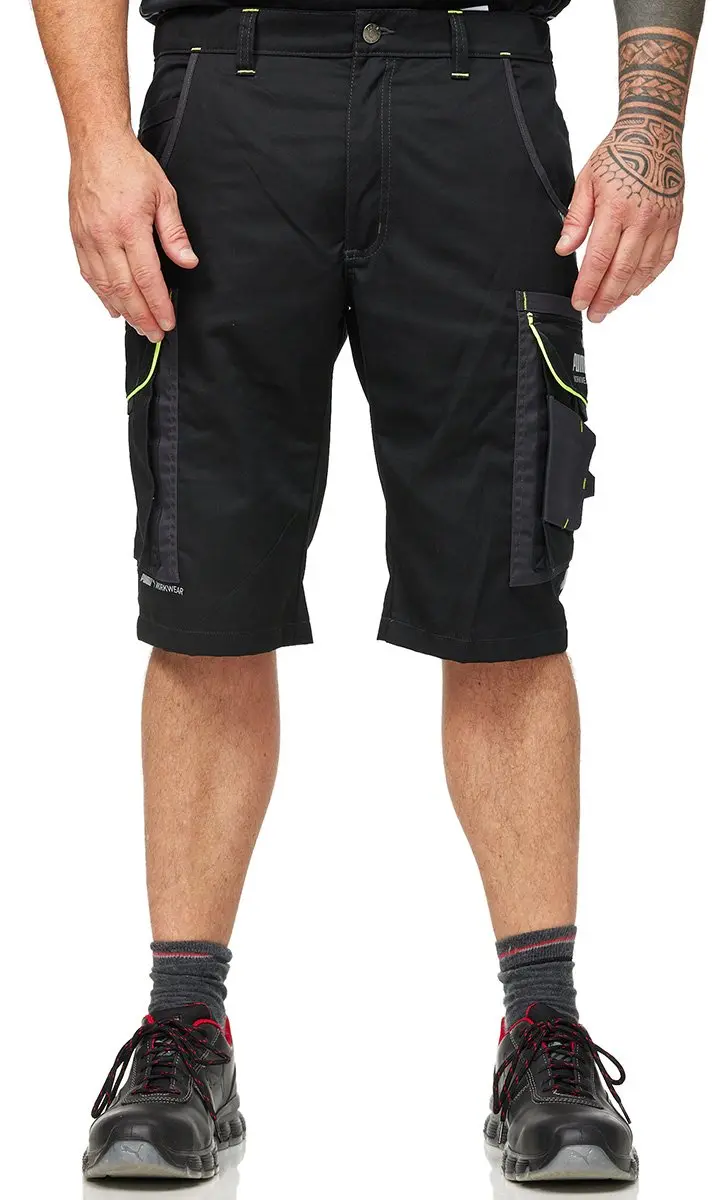PUMA Precision X Werkshorts Heren - Zwart/Neon - 44