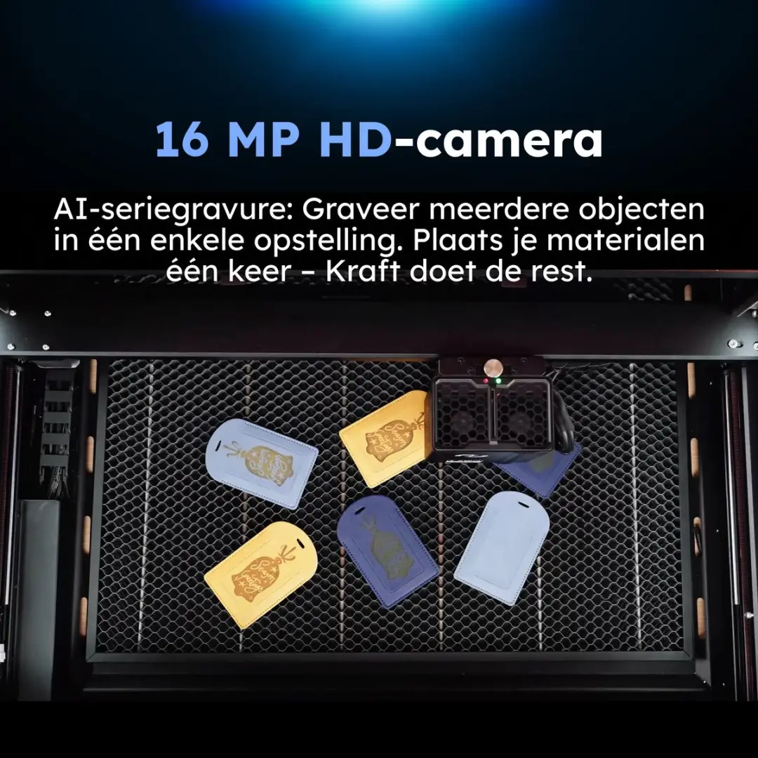 AtomStack Kraft Dubbele Lasersnijder 20W + 1,2W IR - 50x32cm