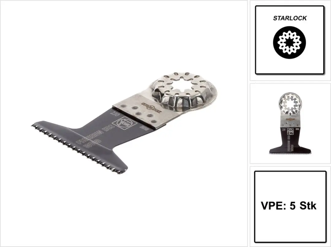 Fein E-Cut Precision Starlock Zaagblad 50x65mm - 5 Stuks