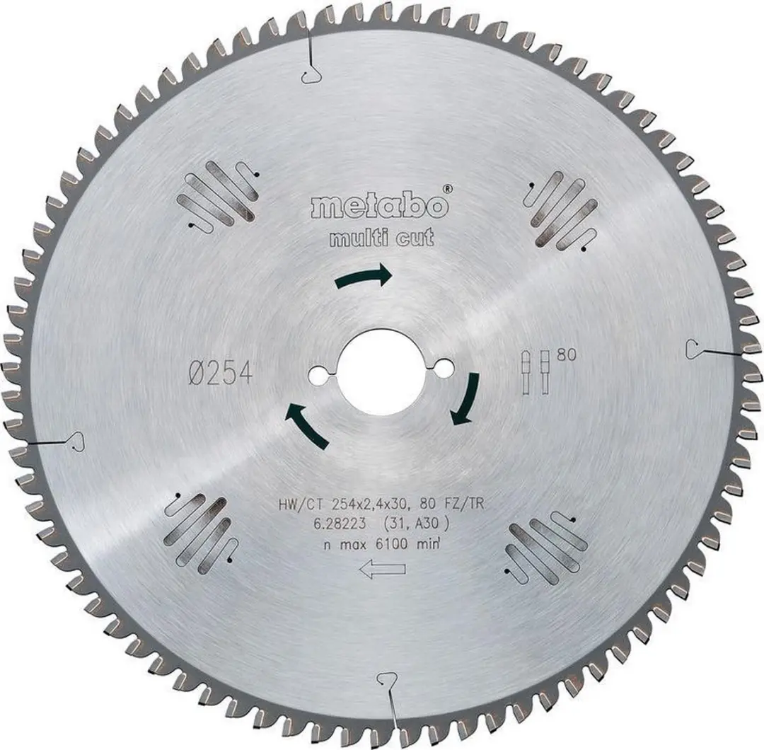 Metabo 628053000 Cirkelzaagblad - 300x30mm - 72 Tanden