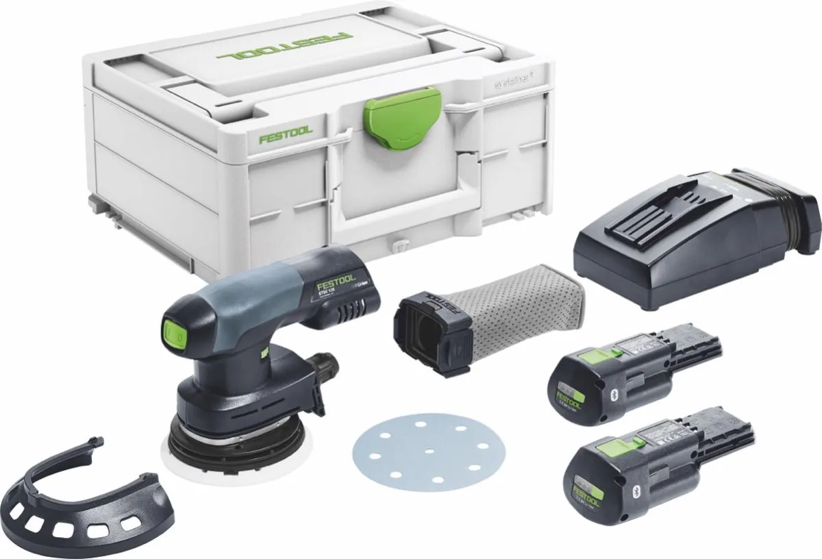 Festool ETSC 125 3.0 I-Plus Accu Excenterschuurmachine 18V - 2x 3000mAh