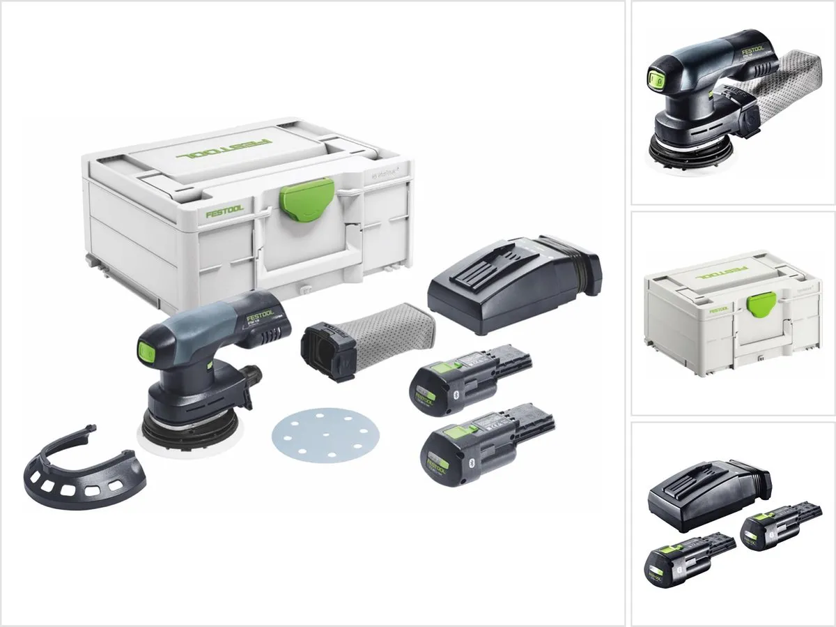 Festool ETSC 125 3.0 I-Plus Accu Excenterschuurmachine 18V - 2x 3000mAh