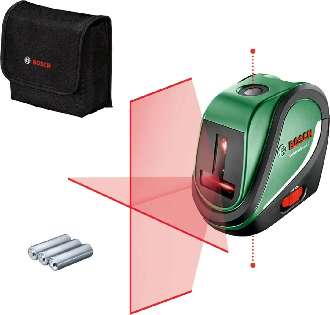 Bosch UniversalLevel 2 Kruislijnlaser 0603663802 - 3x batterijen - afbeelding 2 van 6