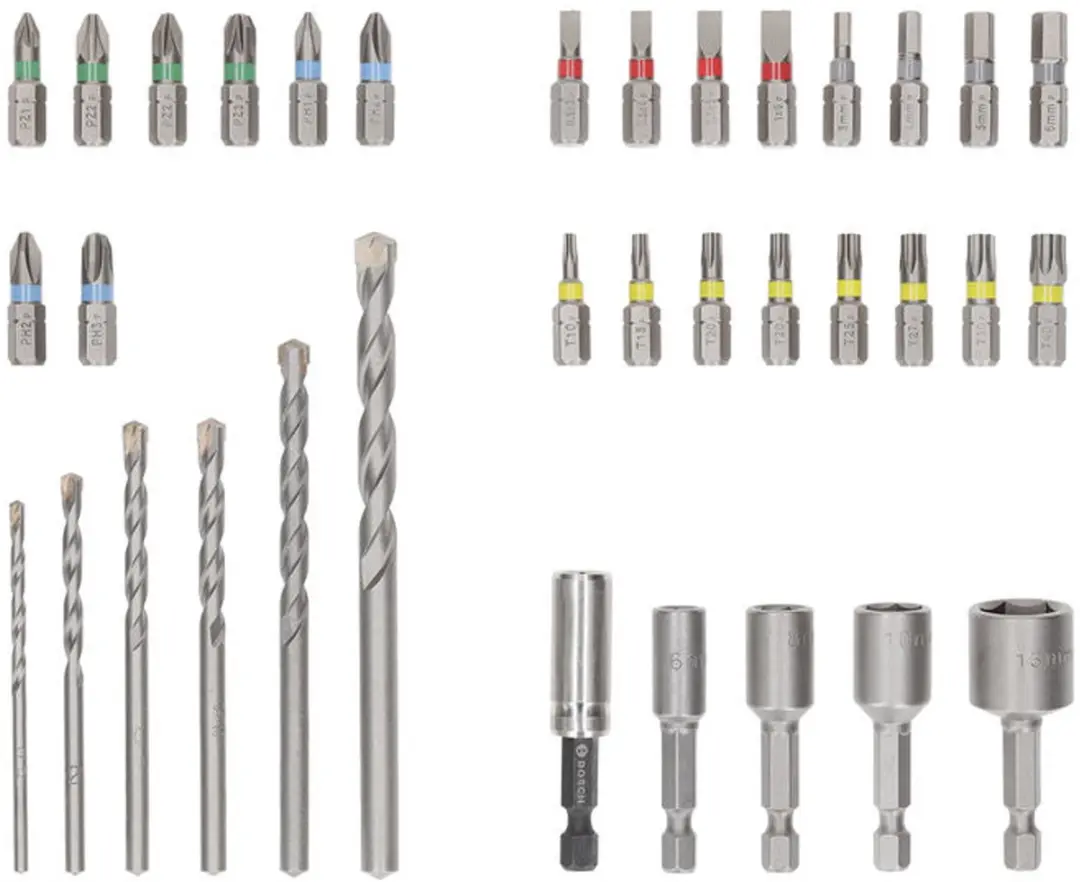 Bosch Extra Harde Schroevendraaierbits & Boren Set 35-delig - Hout - afbeelding 6 van 6
