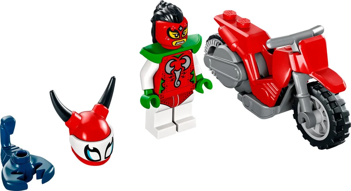 LEGO City Stuntz Roekeloze Scorpion 60332 - Stuntmotor - Meerkleurig