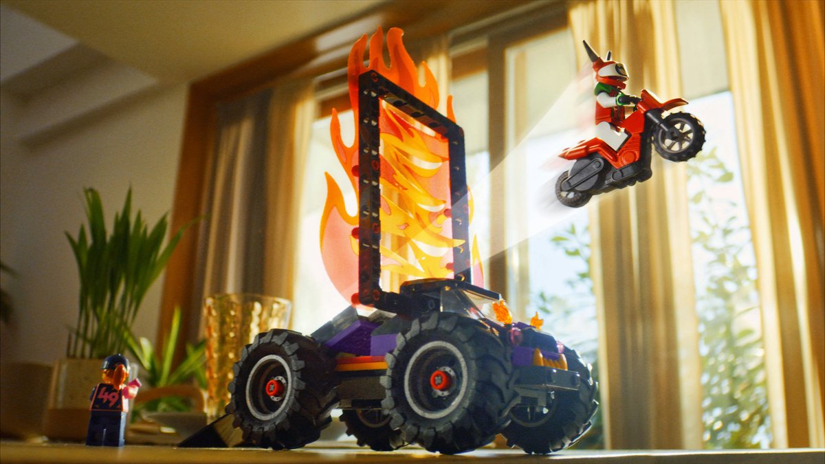 LEGO City Stuntz Roekeloze Scorpion stuntmotor - 60332