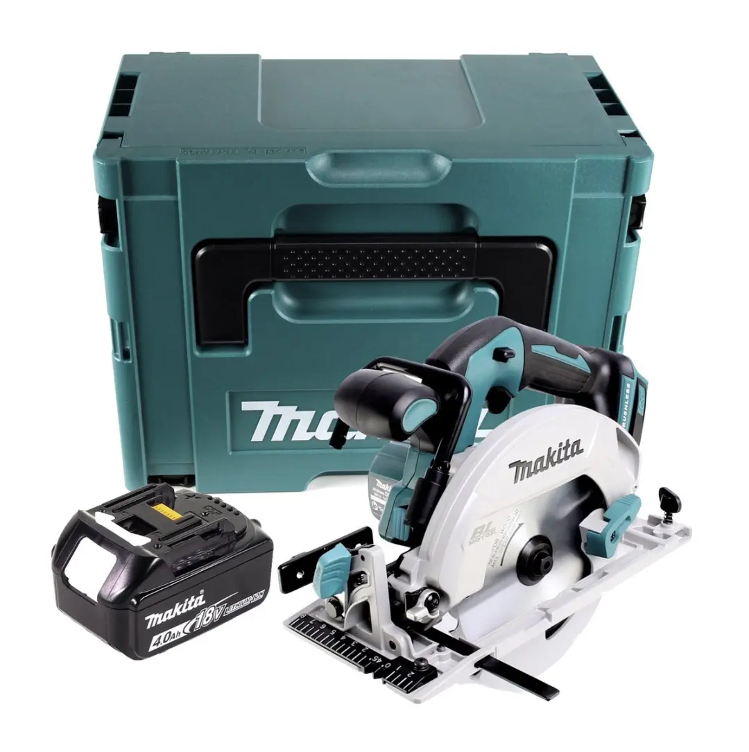 Makita DHS 680 M1J Accu-Cirkelzaag 18V 165mm - Borstelloos - 4,0Ah