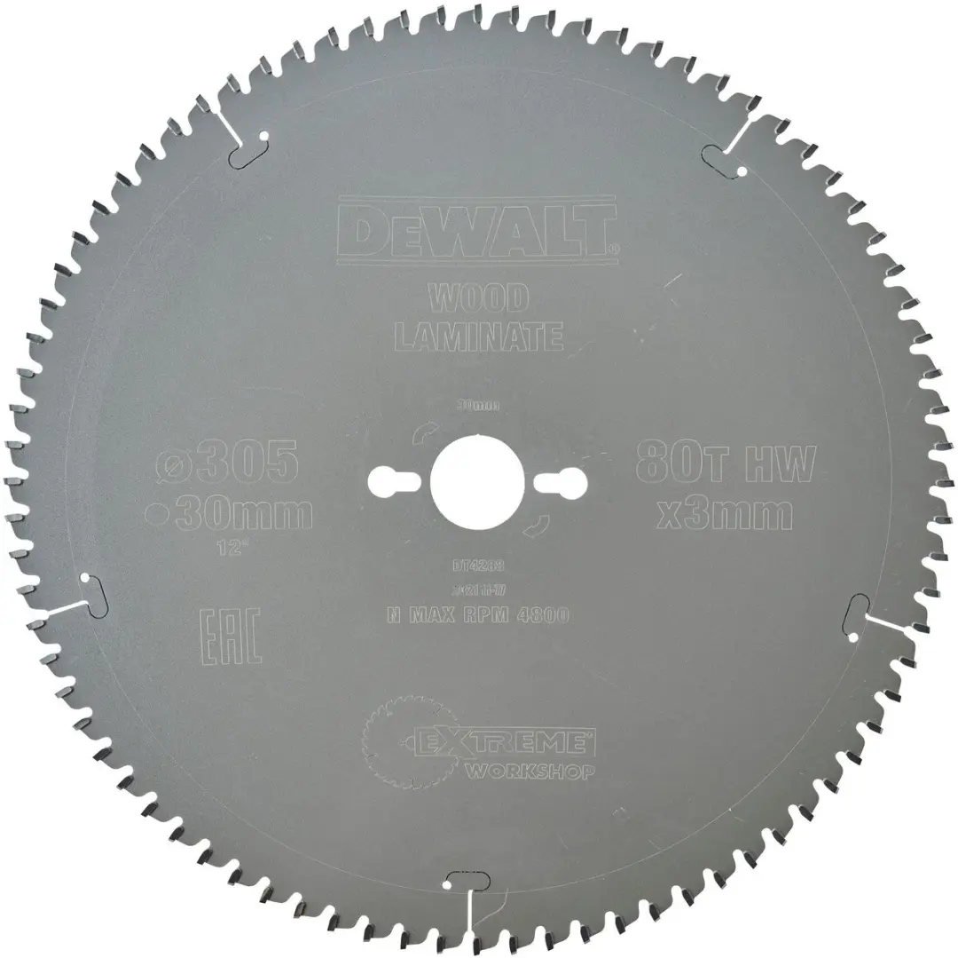 DeWalt DT4288-QZ Cirkelzaagblad 80T