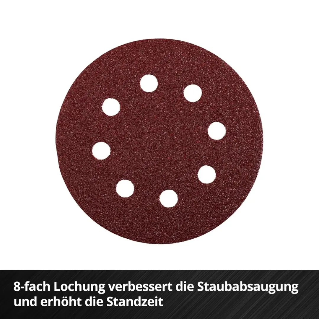 Einhell Schuurschijven Ø125mm 50-delig - Aluminiumoxide