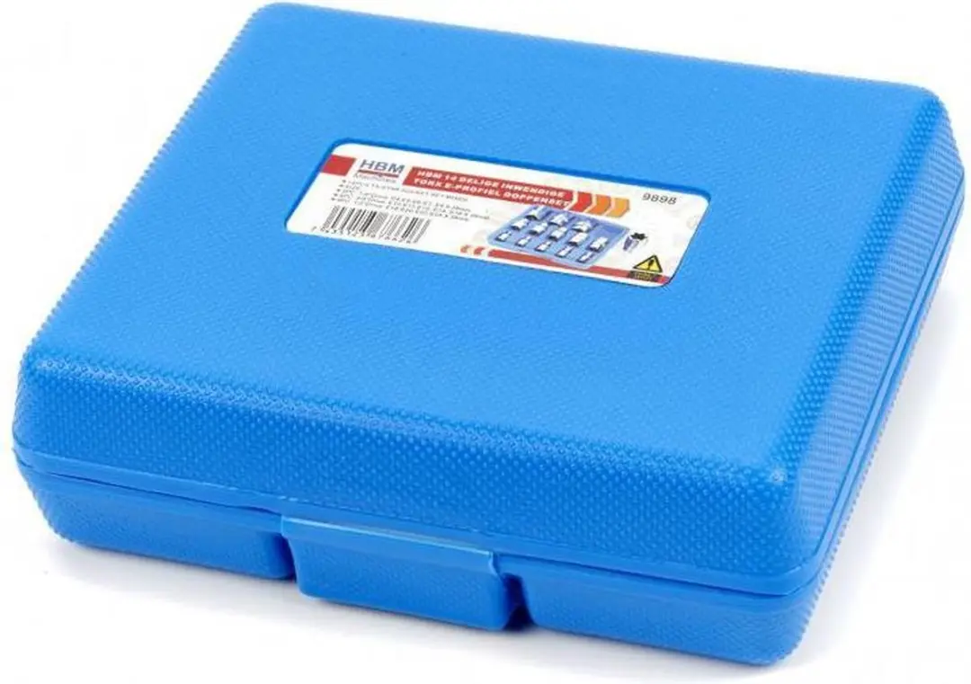 HBM Machines Torx E-Profiel Doppenset 14-delig - Blauw
