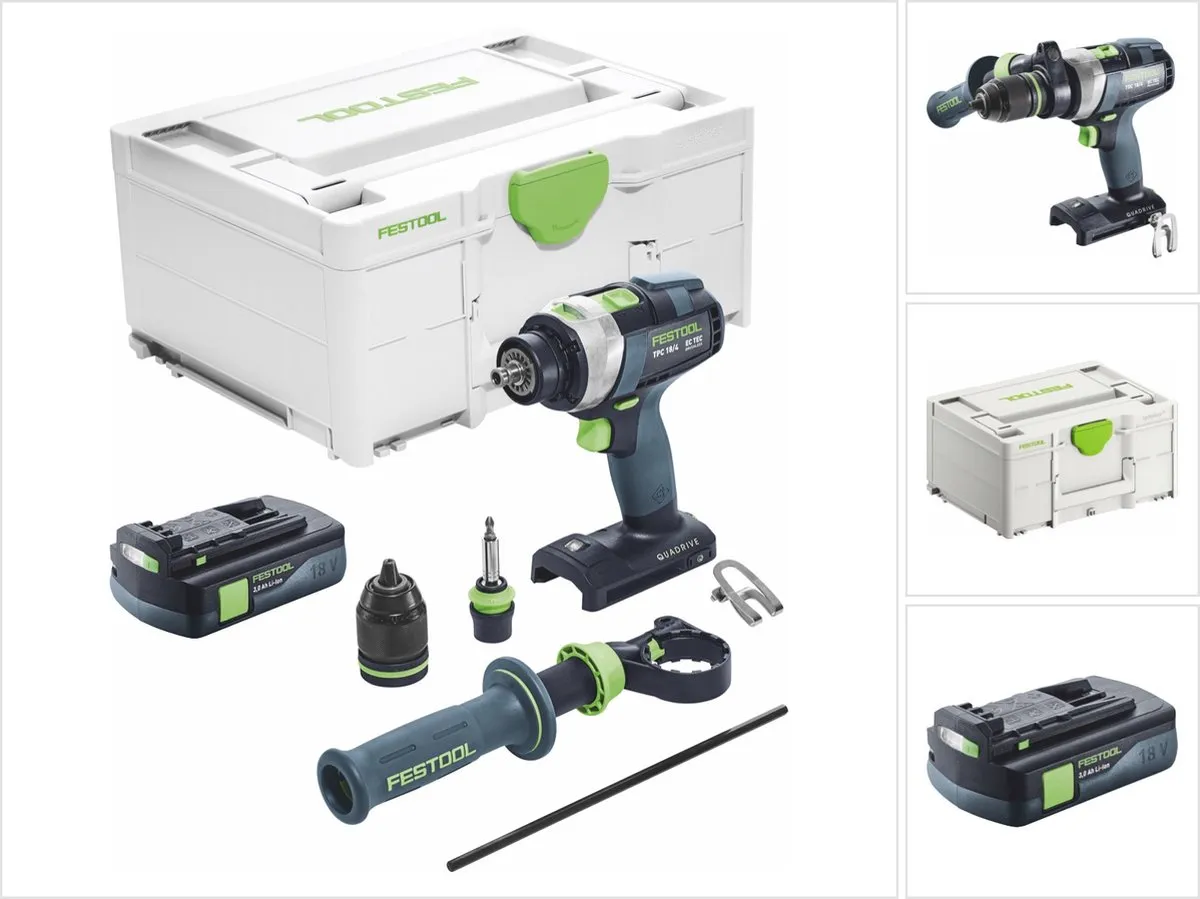 Festool TPC 18/4 I-Basic Klopboormachine 75Nm