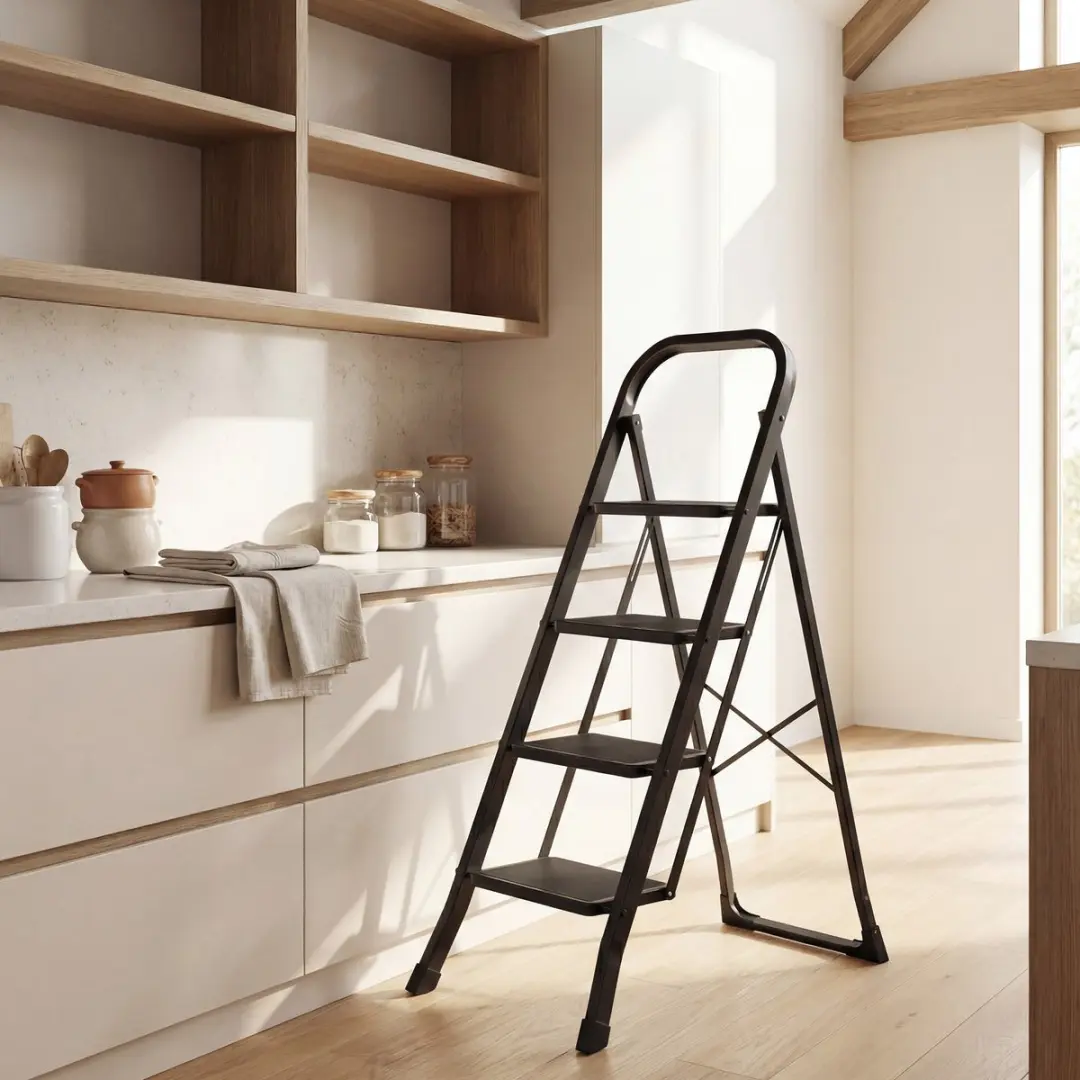 Songmics GSL004BZ01 Opvouwbare Ladder 4-Treden - 150 kg