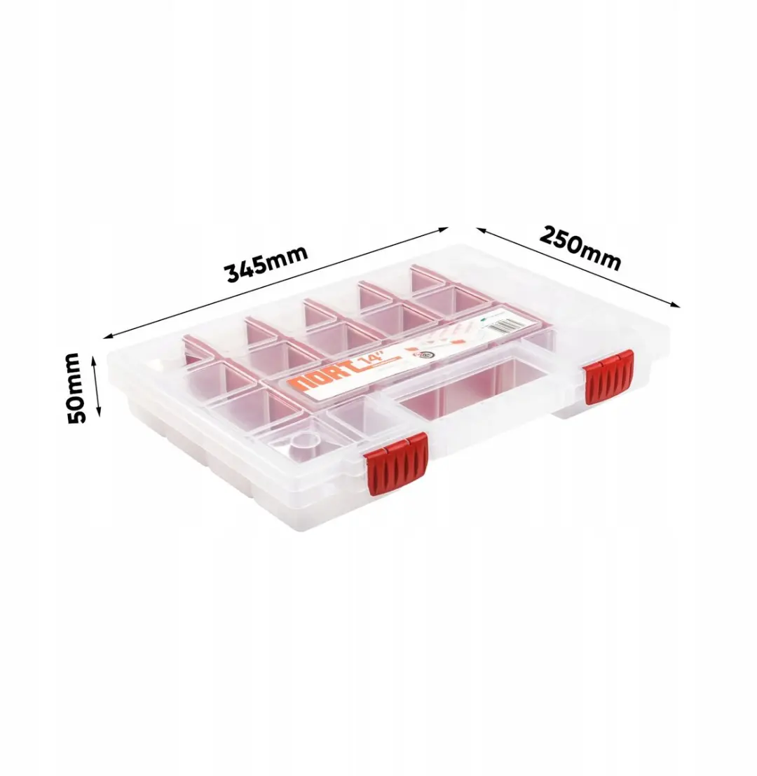 Prosperplast Gereedschapskoffer NORT14 - Rood